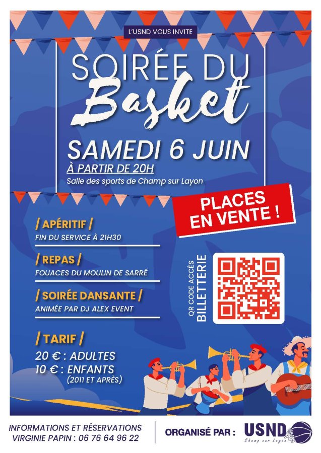 Soirée du Basket - Samedi 6 juin 2026